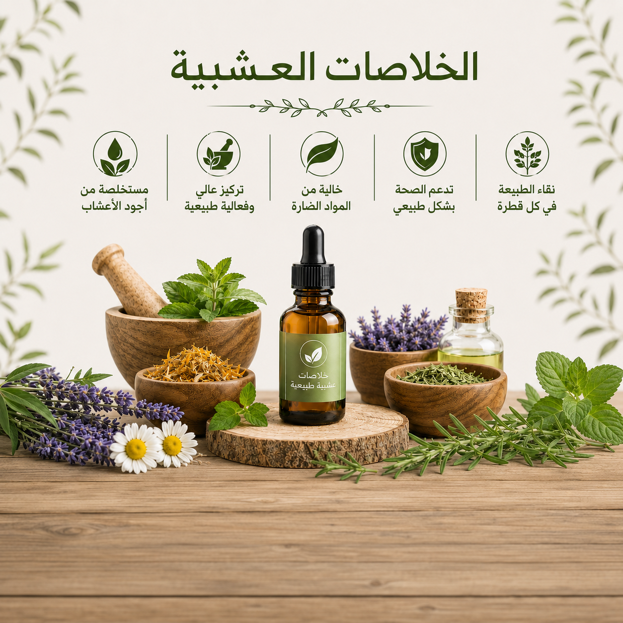 خلاصات عشبية